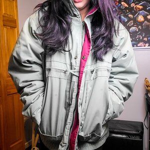 Vintage 1970's Puffed Jacket - Size L